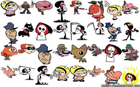 billy and mandy characters